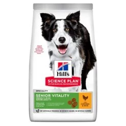Hill's Science Plan Senior Vitality Croquettes Pour Chien âgé Au Poulet 14Kg