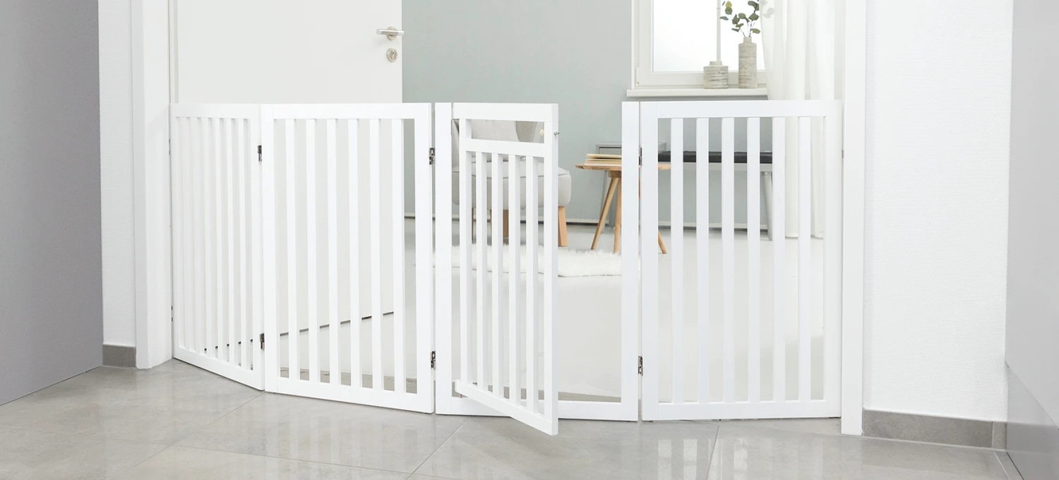 Trixie Barrière Pour Chiens Avec Porte 4 Parties – Image 2