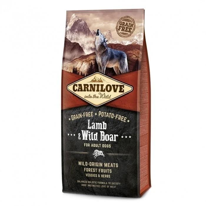CARNILOVE Adult Agneau & Sanglier Sauvage - Sans Céréales