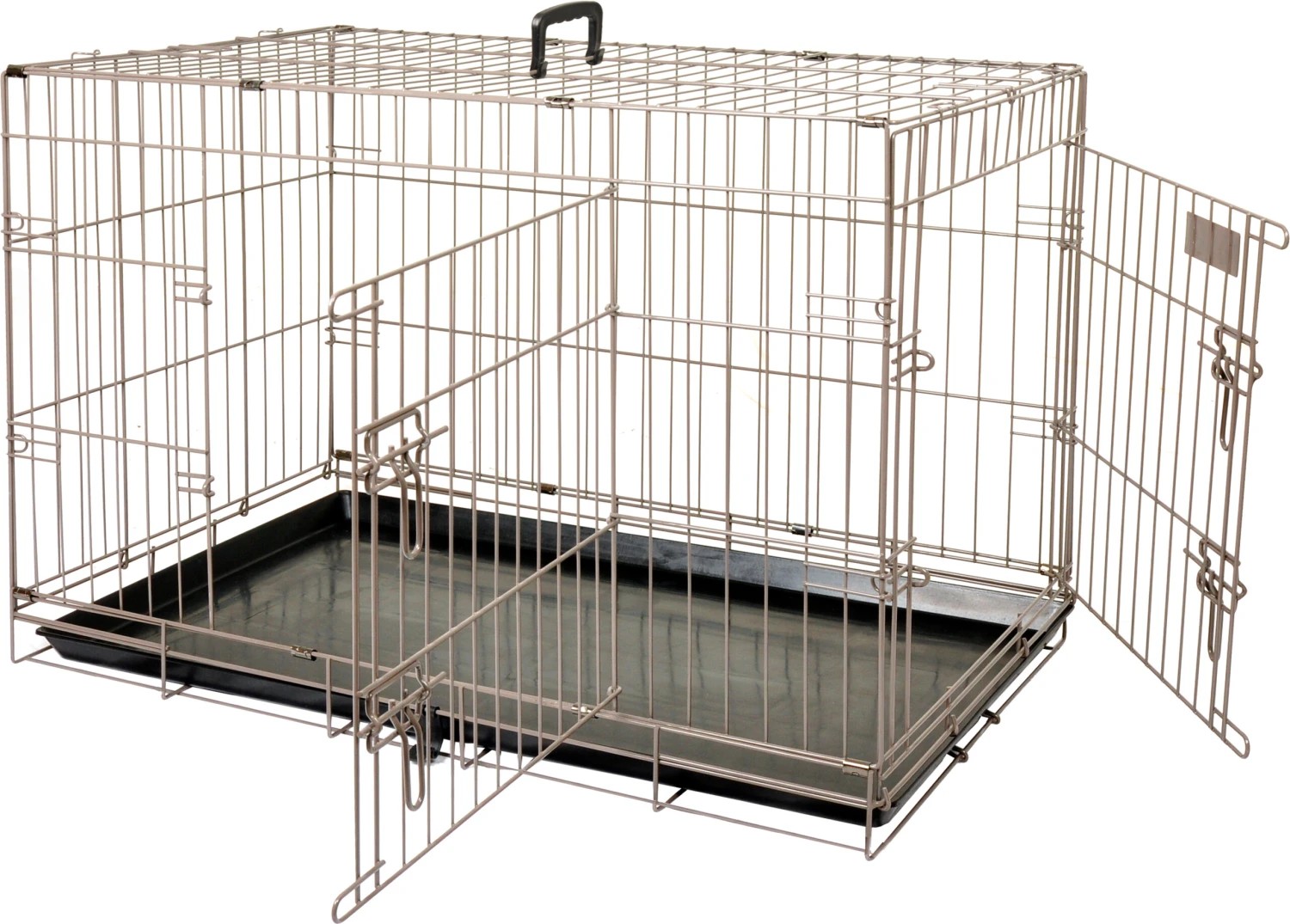 Flamingo Cage Pour Chien Ebo Taupe M 47x77x55cm – Image 5