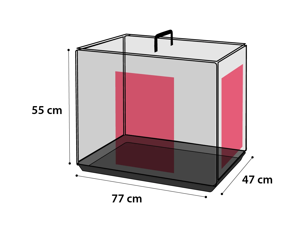 Flamingo Cage Pour Chien Ebo Taupe M 47x77x55cm – Image 3