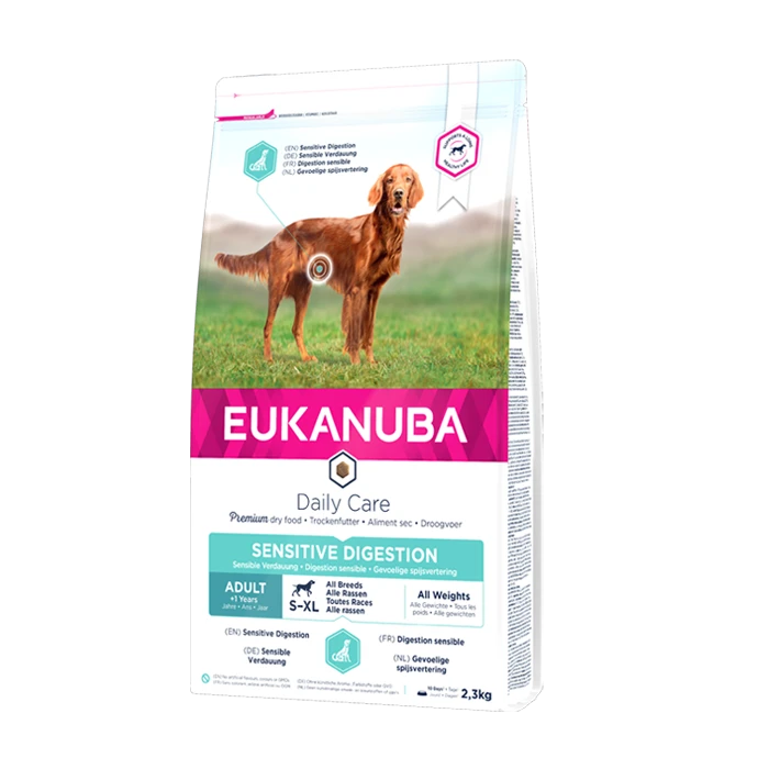 Eukanuba Daily Care Sensitive Digestion Pour Chien 12,5kg