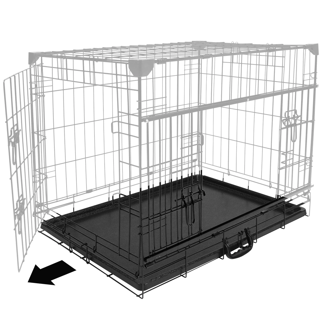 Cage Fer Ninja Edition Avec Porte Coulissante 91x61x69 Cm Noir – Image 3