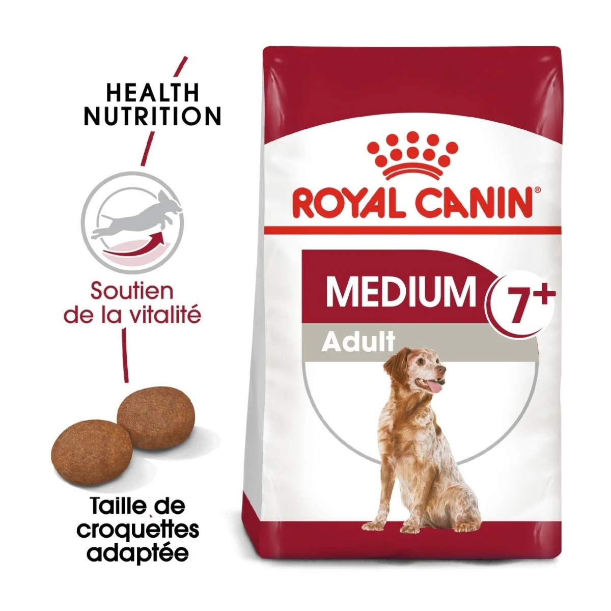 Royal Canin Medium Adult 7+ Pour Chien 15kg – Image 3